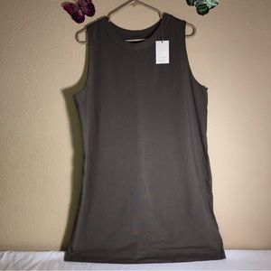 A new day muscle tank dress, Brown, XXL, NWT, pet/smoke free home
